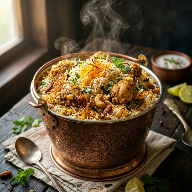 Andhra Chicken Biryani